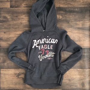 American Eagle Gray Hoodie Size M